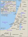 Judaism: biblical sites and regions [Credit: Encyclop&#x00e6;dia Britannica, Inc.]