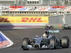 Lewis Hamilton charges to the finish line in Sochi