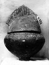 Villanovan culture: urn in form of a helmet [Alinari/Art Resource, New York] 