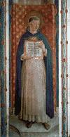 Aquinas, Thomas, Saint: fresco by Fra Angelico [The Granger Collection, New York] 