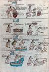 Codex Mendoza: page from the “Codex Mendoza” depicting Aztec education of boys and girls [Credit: Photos.com/Thinkstock]