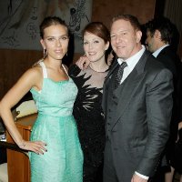 Julianne Moore, Scarlett Johansson and Ryan Kavanaugh at event of Don Jon