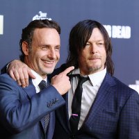 Norman Reedus and Andrew Lincoln at event of The Walking Dead