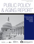 Cover for Public Policy & Aging Report