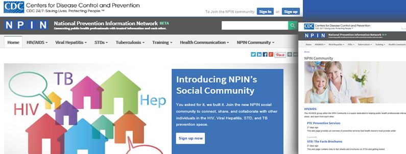 NPIN website screenshot
