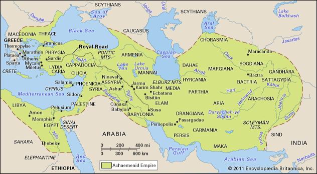 Achaemenian dynasty: 6th and 5th centuries BC
