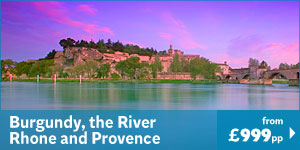 Burgundy, the River Rhone & Provence – Five-star MS Swiss Corona 7 nights from £999pp 