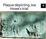 Joseph Howe's Trial - 1835 (Plaque beneath statue of Howe on NS Legislature ground