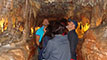 Pino Aprile e Gianpaolo Cassese nelle Grotte di Castellana