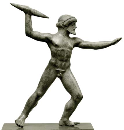 Zeus: bronze statuette
