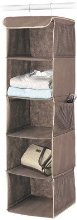 Whitmor 6351-1234-JAVA Fashion Color Organizer Collection Hanging Accessory Shelves, Java
