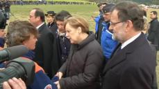 Hollande, Merkel and Rajoy thank search teams in Alps crash