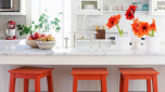 Accent colours in kitchens