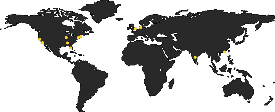 Time Inc. locations map