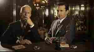 Roger Sterling (John Slattery) and Don Draper (Jon Hamm) at the bar — again.
