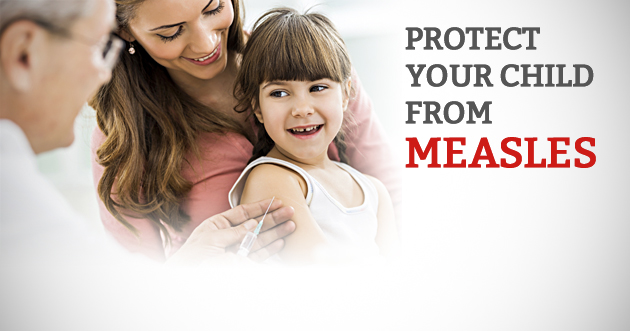 Protect your child from measles.
