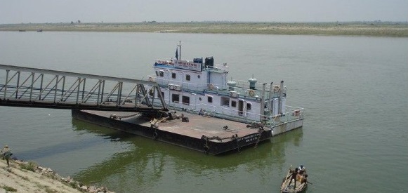 Floating Restaurant in River Ganga at Patna