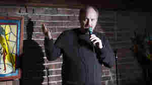 Louis C.K. remembers getting "really big laughs" during his third try at stand-up. "I was so excited that I had a little foot in the door," C.K. says. He's pictured above in his FX series Louie.