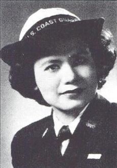Seaman First Class Finch was the first U.S Coast Guard Women's Reserve member to receive the Asian-Pacific Campaign ribbon in recognition of her service in the Philippines.