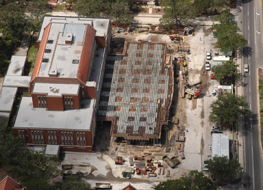 Library West During Renovation