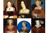 One of these wives is not like the others. Images: public domain.