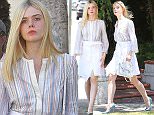 Picture Shows: Elle Fanning  July 12, 2015
 
 'The Dancer' actress Elle Fanning out shopping with her mother and grandmother in Beverly Hills, California.
 
 The ladies started off in Beverly Hills before heading over to The Grove to finish their day of shopping. 
 
 Exclusive - All Round
 UK RIGHTS ONLY
 
 Pictures by : FameFlynet UK © 2015
 Tel : +44 (0)20 3551 5049
 Email : info@fameflynet.uk.com