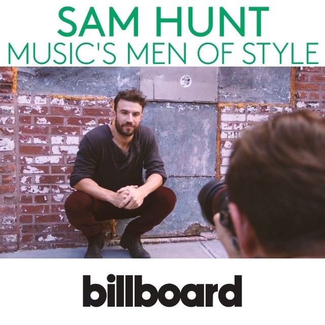 All-American style icon @SamHuntMusic talks fashion & music with Billboard. #MenOfStyle