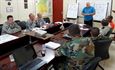 South Dakota Guard members discuss disaster management with South American partner nation Suriname