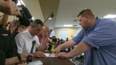 Clerk's office issues marriage license to gay couple