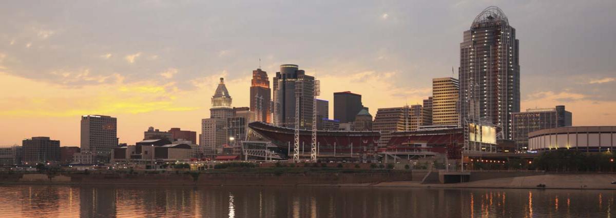 View of Cincinnati, OH