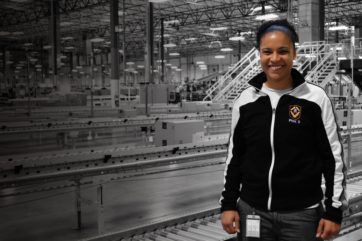 Liz, Amazon Area Manger at the Fulfillment Center & Army Officer