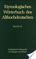 Etymologisches Wörterbuch des Althochdeutschen