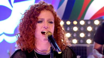 Blue Peter - Jess Glynne performs 'Don't Be So Hard On Yourself'