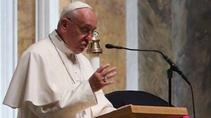 Pope Francis on Wednesday praised U.S. bishops for their response to the clergy sex abuse crisis.