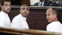 Egyptian President Abdel-Fattah el-Sissi said Tuesday he will not interfere in court rulings, rebuffing calls from the United States and other Western governments that he pardon or commute the sentences of three Al-Jazeera journalists handed heavy prison terms a day earlier.