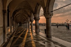 Arches at Piazza San Marco, sunrise