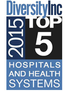 DiversityInc 2015 Top 5 Hospitals and Health Systems logo