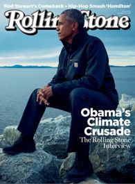 Barack Obama on the cover of Rolling Stone