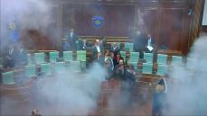 Opposition gasses Kosovo's parliament