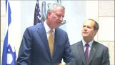 New York Mayor visits victims of recent attacks in Jerusalem