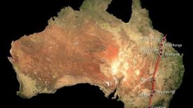 Scientists recently realized that separate chains of volcanic activity in Australia were actually caused by a single hotsput lurking under the Earth's lithosphere. The new superchain, called the Cosgrove Volcanic Track, spans 1,240 miles.
