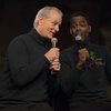 Still of Bill Murray and Chris Rock in A Very Murray Christmas (2015)