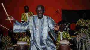 Senegalese drum master Doudou N'Diaye Rose performing in Dakar in April 2013.