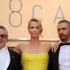 Charlize Theron, George Miller and Tom Hardy at event of Mad Max: Fury Road