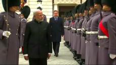A ceremonial welcome for Modi in London