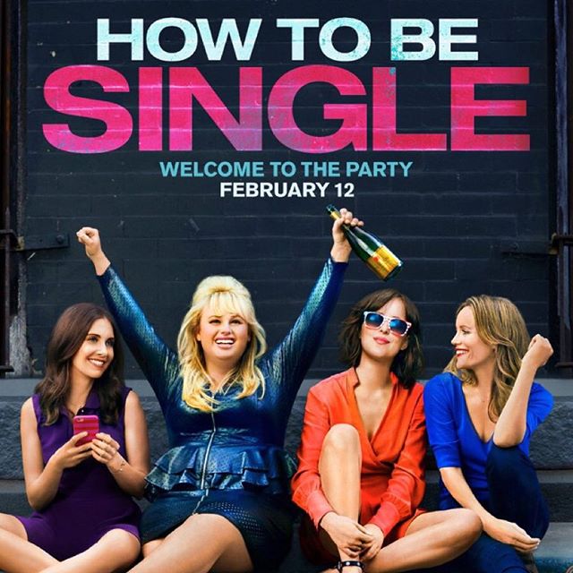 "Welcome to the party!" 🎉🍾 Here's the first poster for #HowToBeSingle #🎥 #dakotajohnson #rebelwilson #alisonbrie #lesliemann