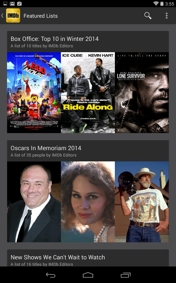   IMDb Movies & TV– skärmdump 