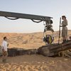 J.J. Abrams and Daisy Ridley in Star Wars: The Force Awakens (2015)