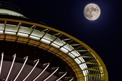Moon and Space Needle