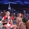 Will Ferrell and Alicia Vikander at event of The Tonight Show Starring Jimmy Fallon (2014)